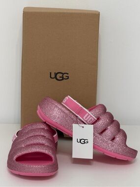 UGG Toddler Sport Yeah Glitter Sandals – Pink Size 11 New In Box NWT